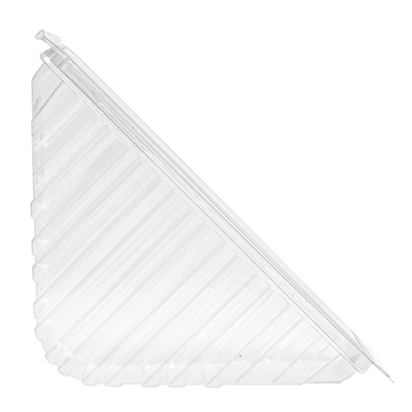 Boite sandwich triangulaire transparent RPET 11x11x5,5cm 127.10 C/600 -unité-