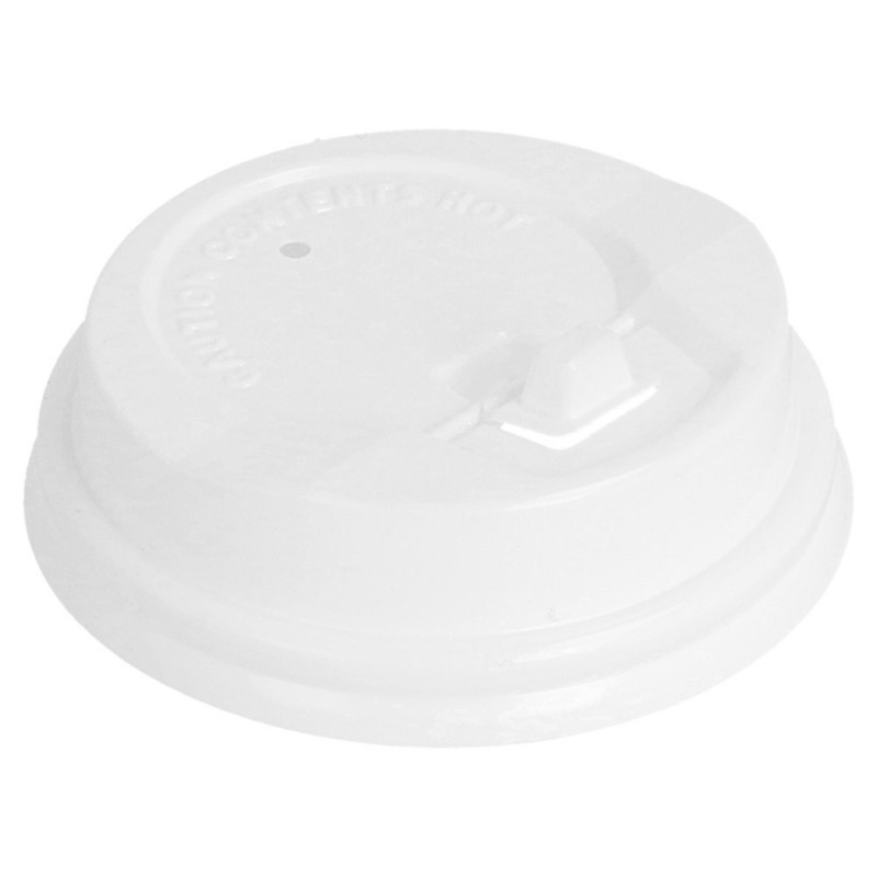 couvercle Blanc pour gobelet ondulé 120ml 222.01 C/1000 P/100 -unité-