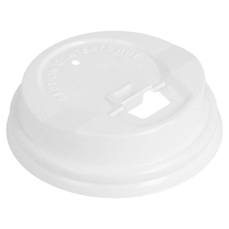 couvercle Blanc pour gobelet ondulé 120ml 222.01 C/1000 P/100 -unité-