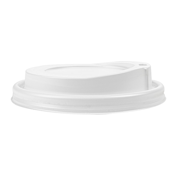 Couvercle haut Blanc pour gobelet 360 et 480ml ref 222.04 C/1000 P/50 -unité-