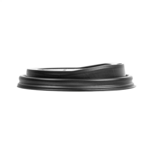 Couvercle CPLA noir pour gobelet 300ml Ref 228.75 C/1000 -unité-