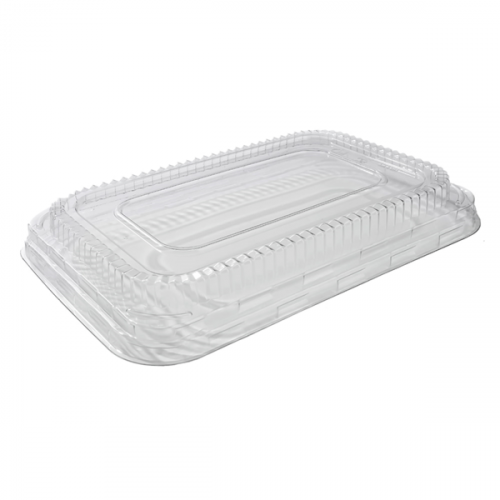 Couvercle transparent PET pour plat alu 975 ml 22,2x15x2,8 cm 267.86 P/50 C/300 -unité-