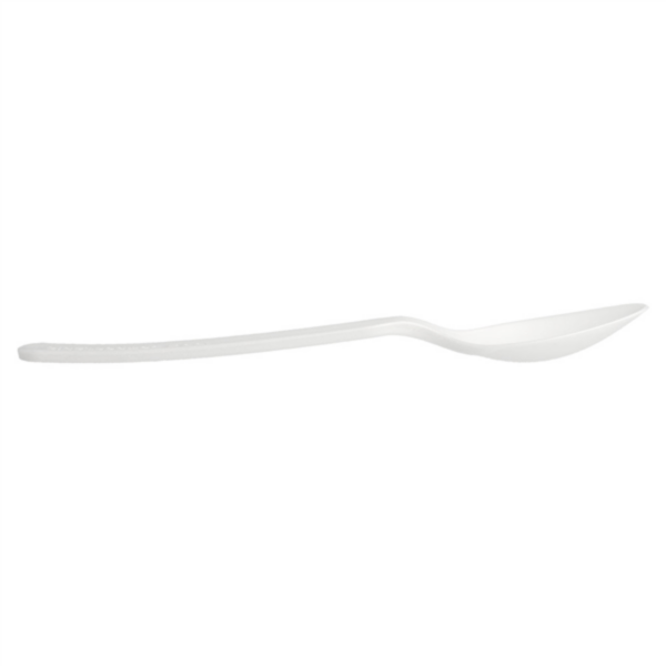 Cuillère blanche CPLA compostable et biodégradable 16cm Ref 223.51 C/1000 P/50 -unité-
