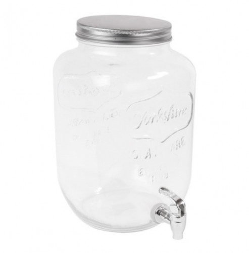 Distributeur de boissons en verre 8 litres Ref 215.57 - unité -
