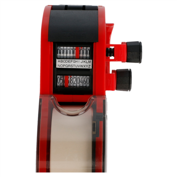 Etiqueteuse Alpha-numérique rouge 255x60x160mm Ref 141.07 - pièce -