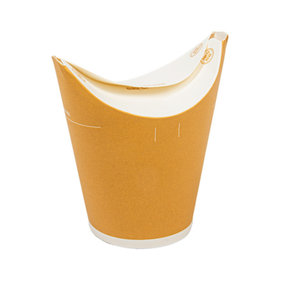 Gobelet carton avec couvercle intégré 180 ml Ref 280.36 C/800 P/40 -unité-