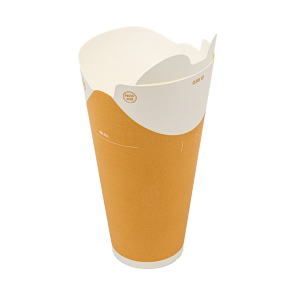 Gobelet carton avec couvercle intégré 500ml Ref 280.38 C/700 P/35 -unité-