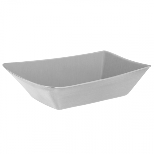 Barquette pour friture Inox argent 190x126x39mm Ref 250.26 C/12 -unité-
