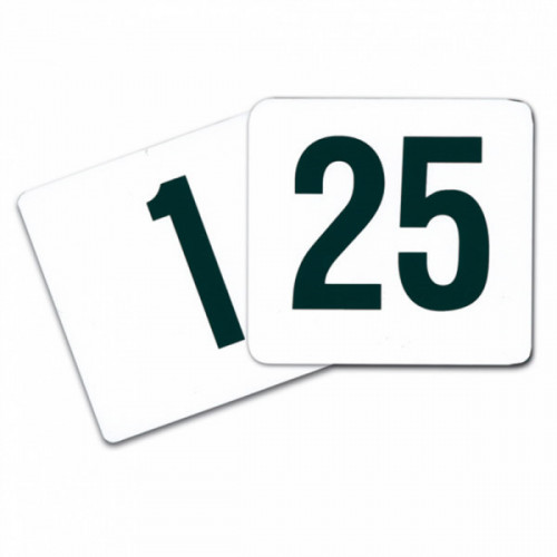 Numéros de table plastique de 1 à 25 179.67 -unité le set de 25 numéros-