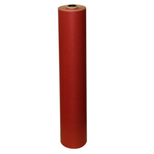 Papier cadeau Rouge Kraft Vergé 60 g/m² 0,70x100 M 809.56 -le rouleau-