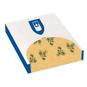 Papier d'emballage burger Feel Green 28x34cm C/4000 P/1000 146.42 -unité-