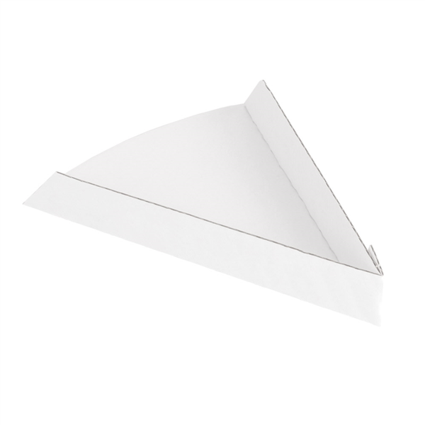Pelle pizza ouverte triangulaire 165x210x35mm Blanche Ref 234.73 C/1200 P/200 -unité-