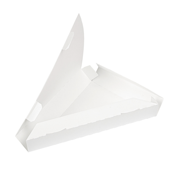 Pelle pizza fermée triangulaire 180x230x30mm Blanche Ref 234.75 C/500 P/100 -unité-