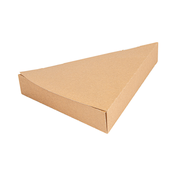 Pelle pizza fermée triangulaire 180x230x30mm Kraft brun Ref 234.76 C/500 P/100 -unité-