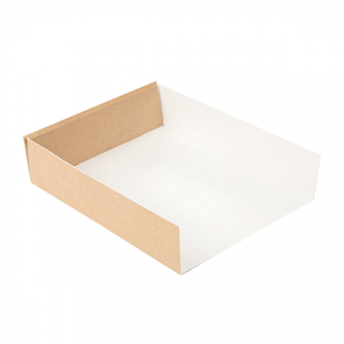Boîte à pizza en carton kraft neutre 29x29 cm - 100 pcs