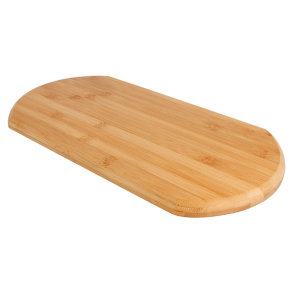 Planche de présentation arrondie bambou 400x210x15mm Ref 199.55 C/30 P/1 -pièce-