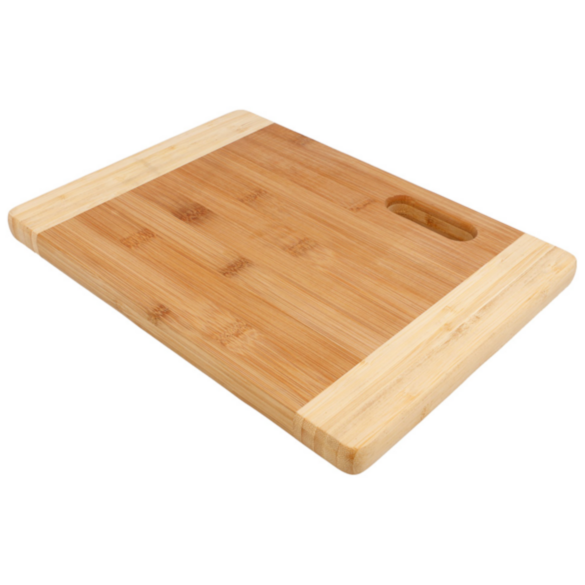 Planche de présentation avec poignée bambou 300x220x19mm Ref 199.57 C/15 P/1 -pièce-
