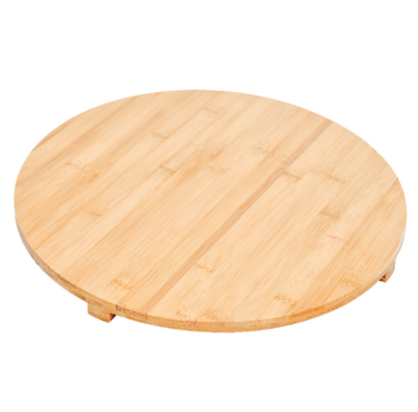 Planche de présentation ronde bambou 420x18mm Ref 217.19 C/10 P/1 -pièce-