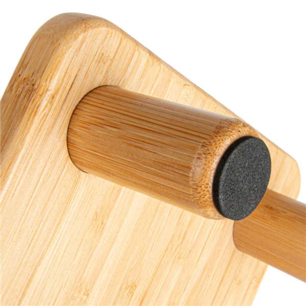 Planche de présentation avec pied et anse bambou 300x140x65mm Ref 280.17 C/6 P/1 -pièce-