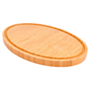 Planche de présentation ovale avec rainure bambou 306x204x20mm Ref 217.36 C/15 P/1 -pièce-