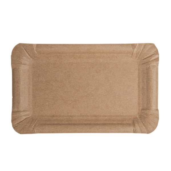 Plateau kraft écru 160x100mm Ref 268.60 C/2000 P/250 -unité-