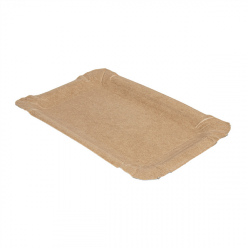 Plateau kraft écru 160x100mm Ref 268.60 C/2000 P/250 -unité-