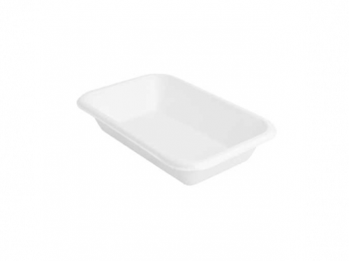 Plat bagasse 425ml 180x120x35mm 221.37 C/600 P/50 -unité-