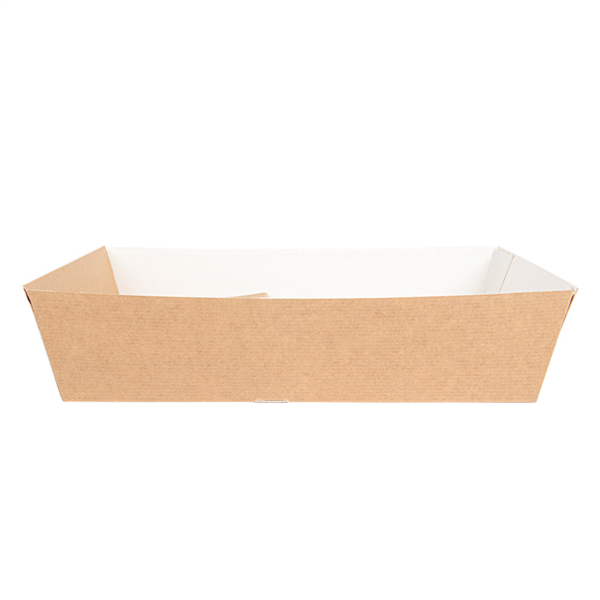 Plateaux repas à emporter 2 verres + 1 compartiment THEPACK 245x220x55mm Kraft brun naturel Ref 235.24 C/240 -unité-