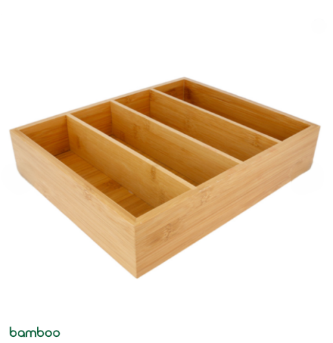 Porte couverts ou infusion bambou 290x240x60mm Ref 217.04 C/12 P/1 -pièce-