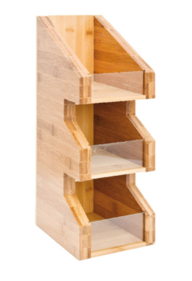 Organisateur bambou 150x180x400mm Ref 217.30 C/4  -pièce-
