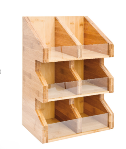 Organisateur bambou 280x180x400mm Ref 217.32 C/2  -pièce-