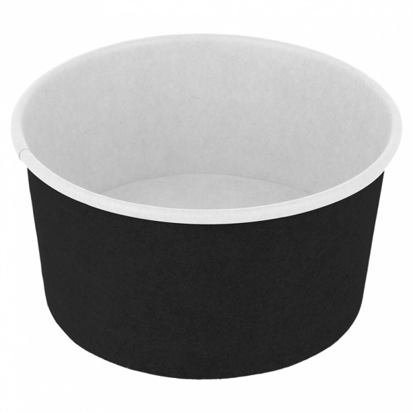 Pot à glace Noir 150ml 8,5x4,5cm 226.54 C/2000 P/50 -unité-