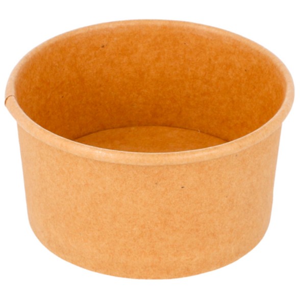 Pot à glace Kraft Neutre 90ml 7,2x4cm 222.88 C/2000 P/50 -unité-