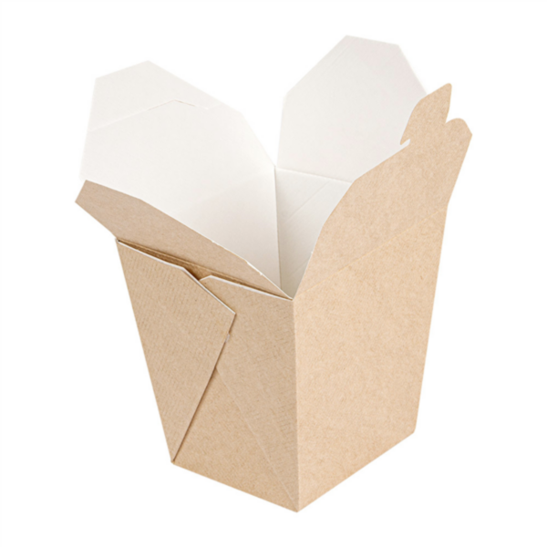 Boites Kraft base carrée 480ml Ref 234.48 C/480 P/40 -unité-