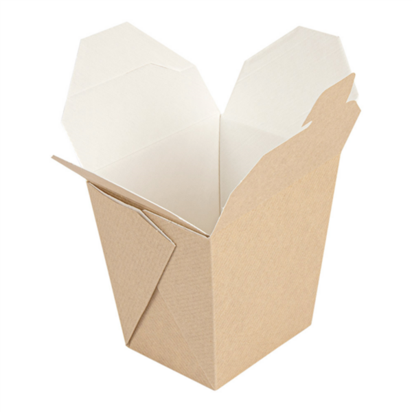 Boites Kraft base carrée 780ml Ref 234.50 C/480 P/40 -unité-