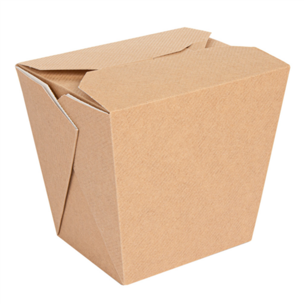 Boites Kraft base carrée 960ml Ref 234.52 C/360 P/40 -unité-