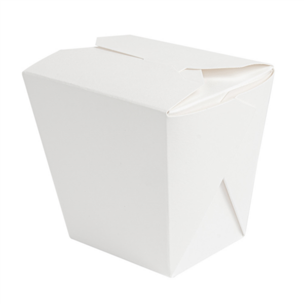 Boites Blanche base carrée 480ml Ref 234.47 C/480 P/40 -unité-