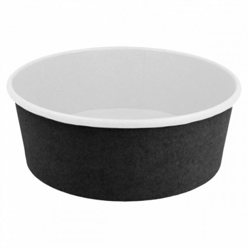 Pot à salade 1300ml Kraft Noir 240.14 C/300 P/50 -unité-