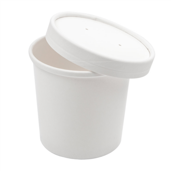 Pot à soupe + couvercle BLANC 360ml Ref 226.39 C/250 P/25 -unité-