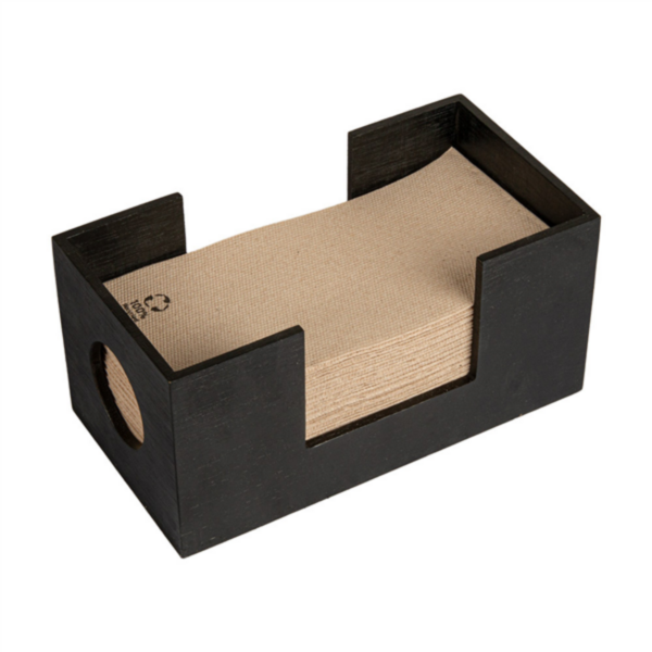 Présentoir noir serviettes 210x110x100mm Ref 275.51 C/24 P/1 -pièce-