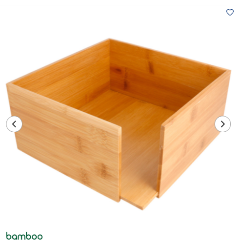 Présentoir serviettes 210x210x100mm Ref 216.96 C/12 P/1 -pièce-
