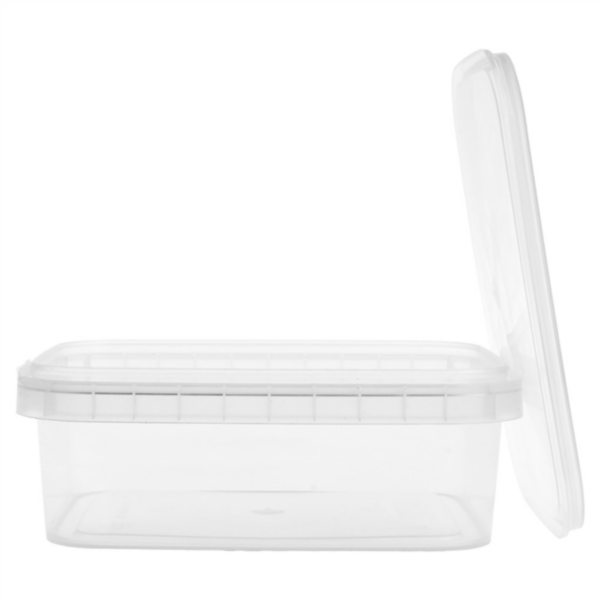 Récipient Rectangulaire 120x88x42mm inviolable PP injecté super étanche 270ml C/420 -unité- 206.91