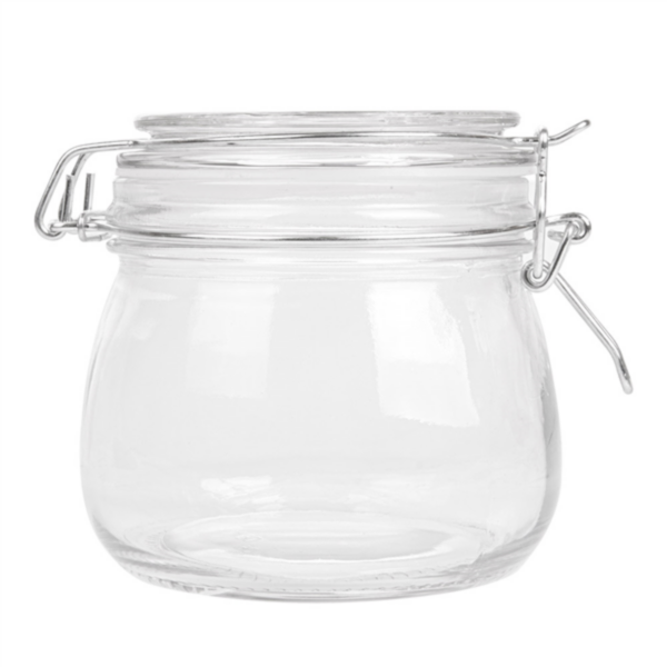 Récipient verre avec couvercle intégré 500ml Ref 207.61 C/24 pièces - unité la pièce -