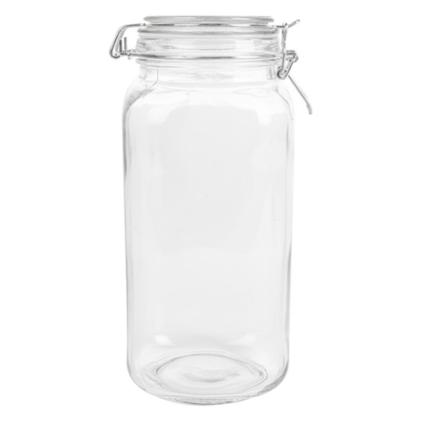 Récipient verre avec couvercle intégré 2000ml Ref 216.80 C/12 pièces - unité la pièce -