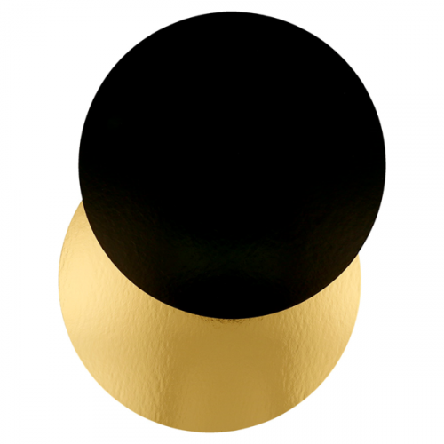 Rond or / noir 32cm Ref 147.33 P/100 -unité-