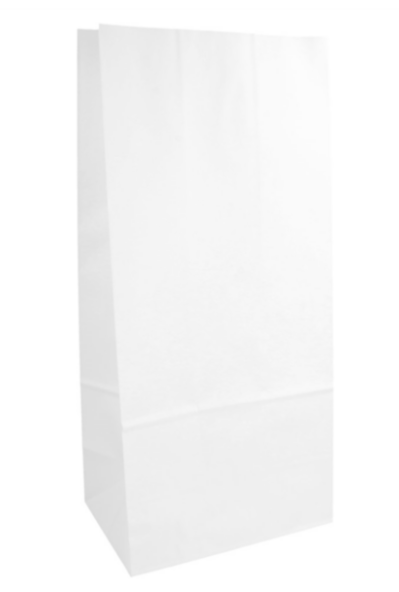 Sacs sos kraft sans anses 15+10x32cm Blanc NEUTRE 222.36 C/1000 -unité-