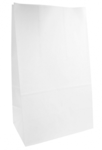 Sacs sos kraft sans anses 20+9x34.5cm Blanc NEUTRE 206.70 C/500 -unité-