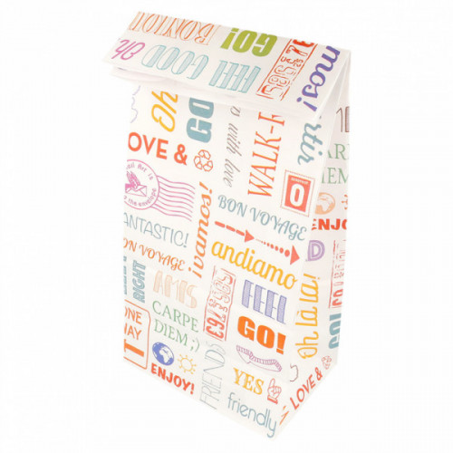 Sacs sos kraft sans anses 15+10x32cm Kraft PAROLE 222.40 C/1000 -unité-