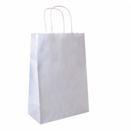 Sac sos avec anses Blanc 32+16x31cm 109.13 C/250 -unité-