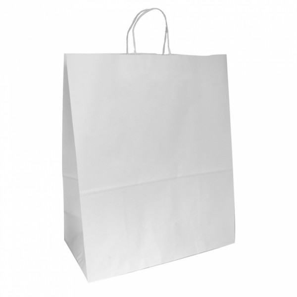 Sac sos avec anses Blanc 32+16x43cm 109.12 C/250 -unité-